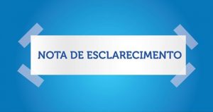 Nota de esclarecimento