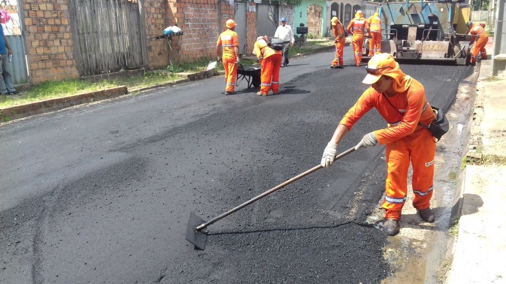 Obras em bairros de Marituba nesta terça,13