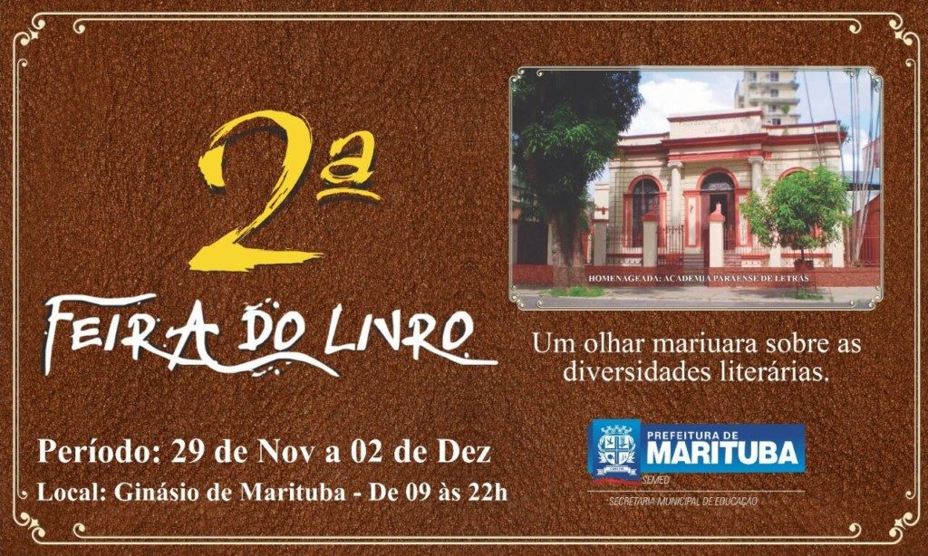 Feira do Livro em Marituba espera 200 mil visitantes