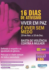 Órgãos da Assistência Social promovem ações para a Campanha 16 Dias de Ativismo Pelo Fim da Violência Contra a Mulher