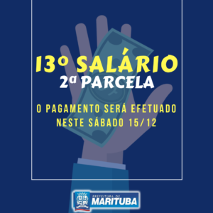 2ª parcela do 13º salário será pago neste sábado, 15