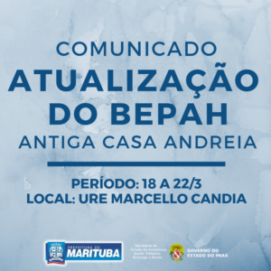 Comunicado aos beneficiários do Bepah (Antiga Casa Andreia)