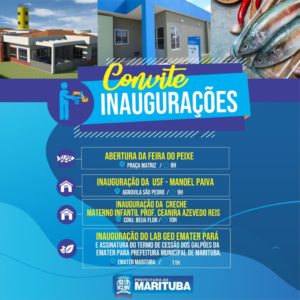 Prefeitura de Marituba promove série de inaugurações nesta quarta-feira (17)