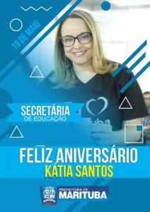Parabéns Secretária de Educação Kátia Santos