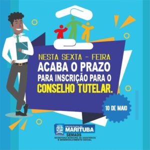 Inscrições para o Conselho Tutelar acaba nesta sexta-feira (10)