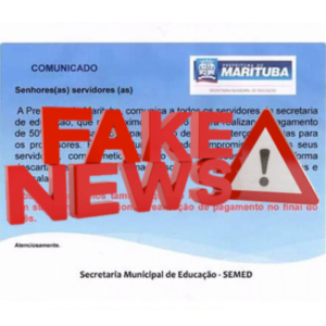 Comunicado Oficial – Fake News