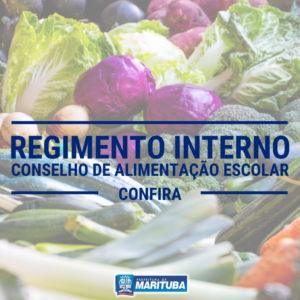 Conselho Municipal de Alimentação Escolar divulga regimento interno