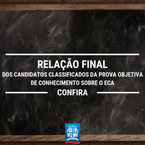 Confira a relação final dos candidatos classificados do Processo Unificado do Conselho Tutelar