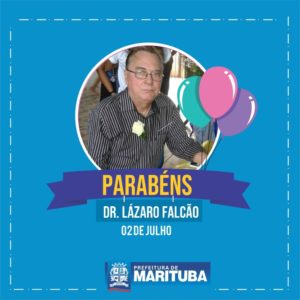 Parabéns Dr. Lázaro Falcão