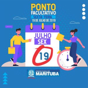 Ponto facultativo nesta sexta-Feira (19)