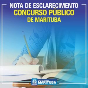 Nota sobre o concurso público