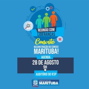 Participe da reunião com as lideranças comunitárias de Marituba nesta quarta-feira (28)