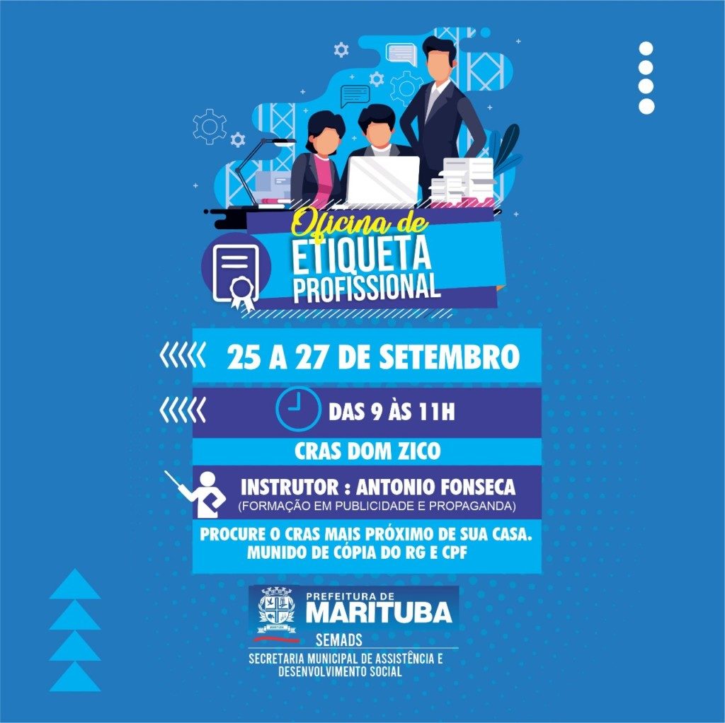 Semads promoverá Oficina de Etiqueta Profissional