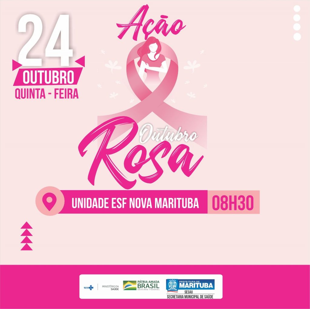 ESF Nova Marituba realizará ação da Campanha Outubro Rosa