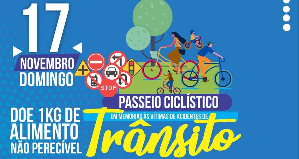 Prefeitura de Marituba e Detran realizarão Passeio Ciclístico em memórias às vítimas de acidentes de trânsito neste domingo (17)