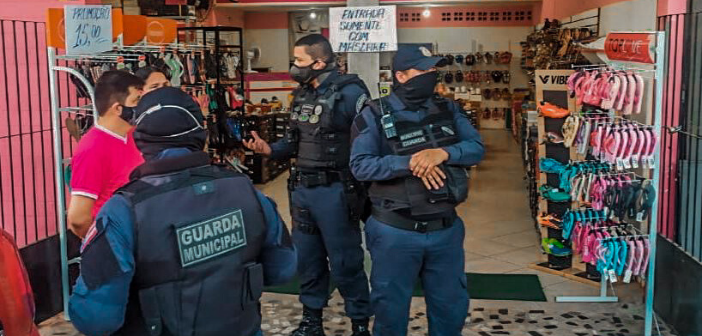 Guarda Municipal fiscaliza fechamento de estabelecimentos não essenciais