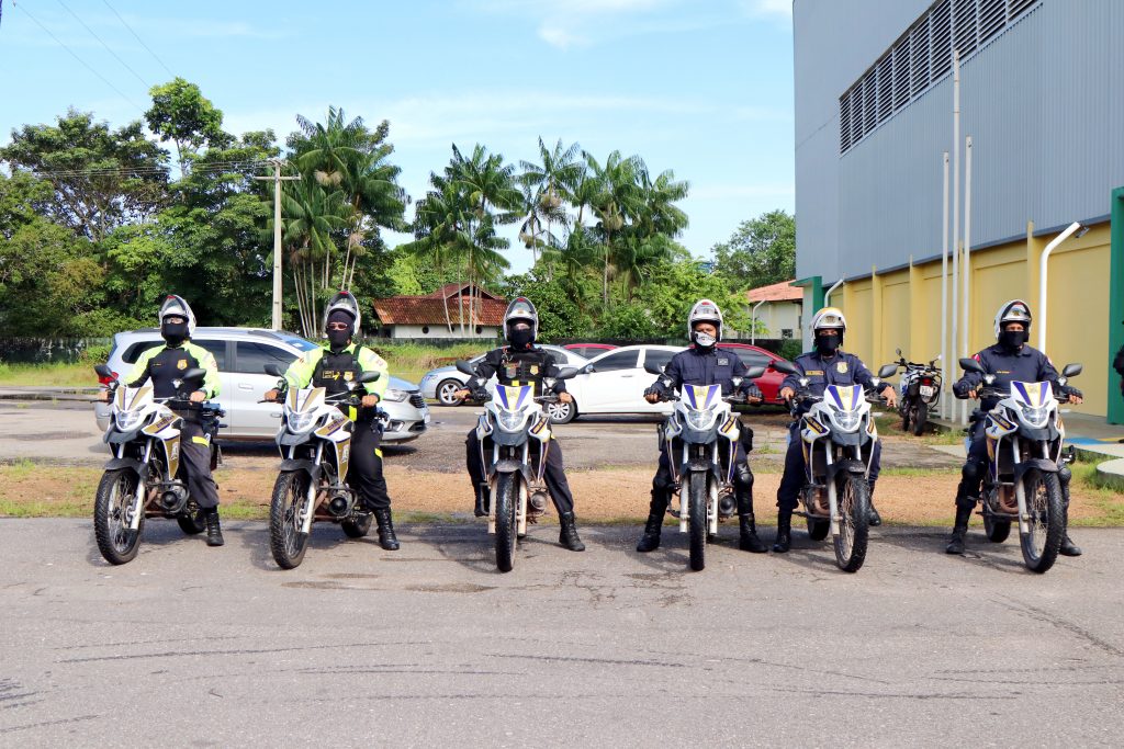 Guardas Municipais e Agentes de Trânsito participam de capacitação para pilotagem de motocicletas, em Marituba