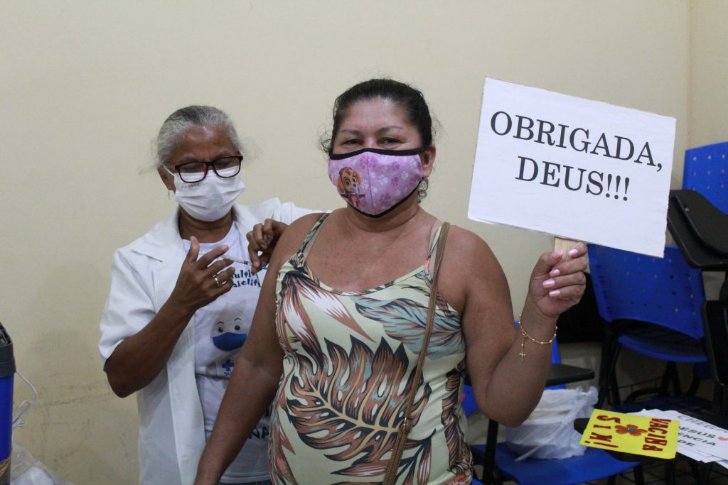 Marituba continua a imunização para pessoas sem comorbidades, contra a Covid-19