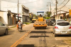 Prefeitura de Marituba segue com a operação tapa-buracos em vários pontos da cidade