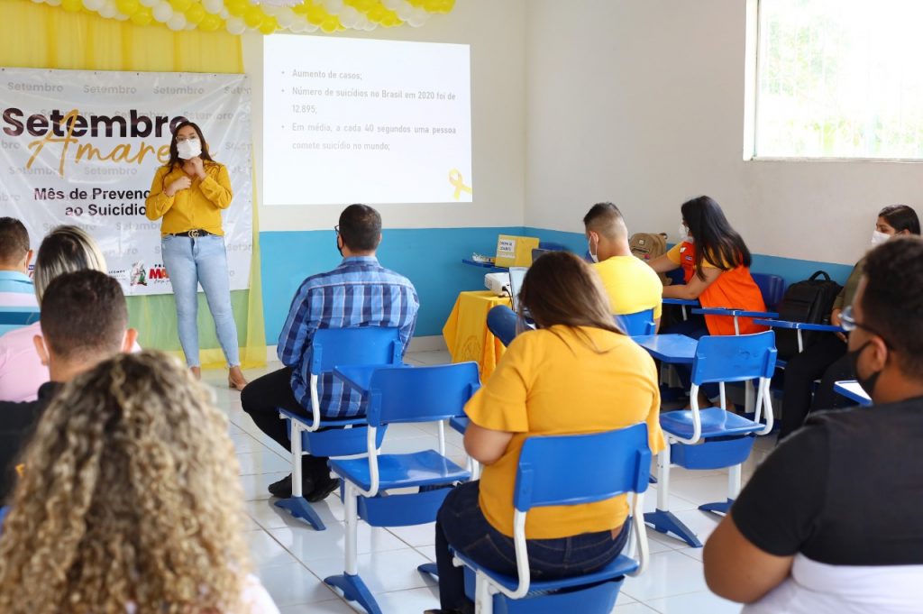 Segmob realiza palestra educativa sobre o Setembro Amarelo