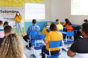 Segmob realiza palestra educativa sobre o Setembro Amarelo