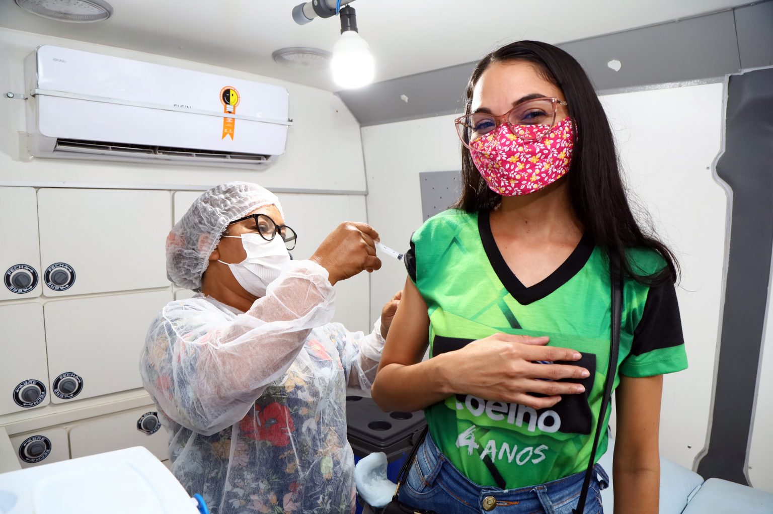 Vacinação Itinerante levou imunização contra Covid-19 ao bairro Mário Couto