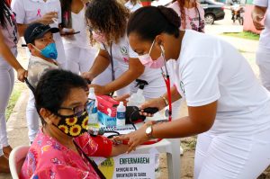 Moradores de Marituba recebem ação social voltada à saúde mental