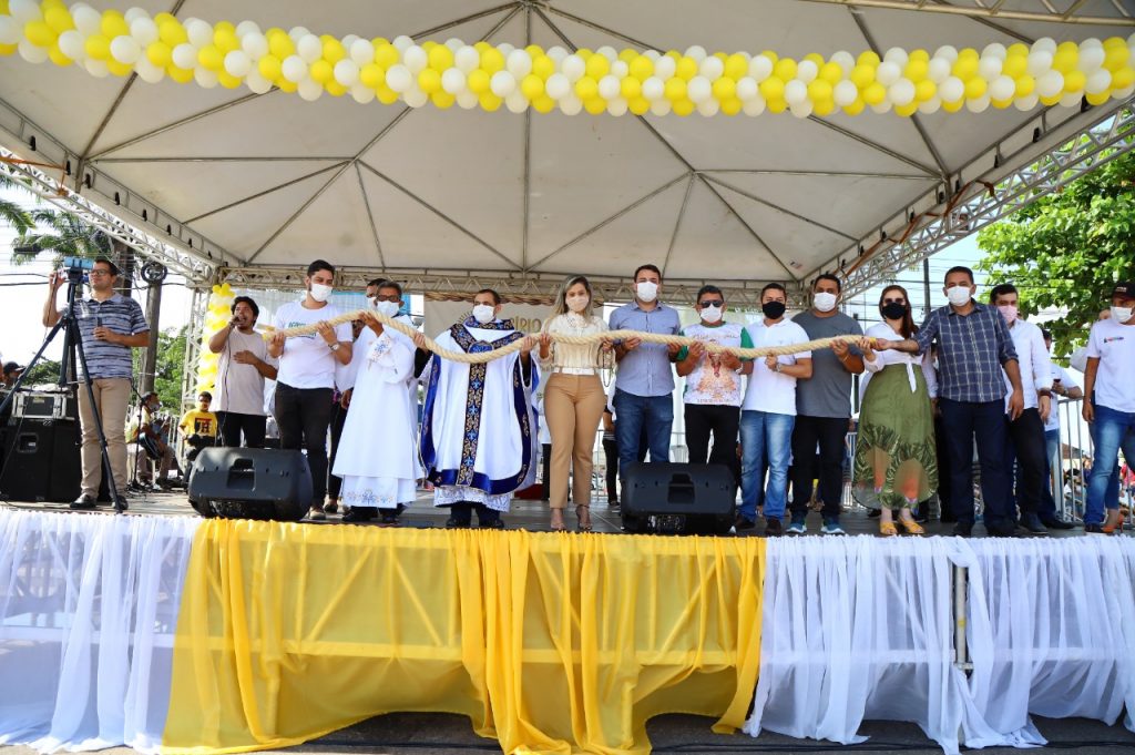Marituba acompanha passagem da imagem peregrina na manhã desta sexta-feira (08)