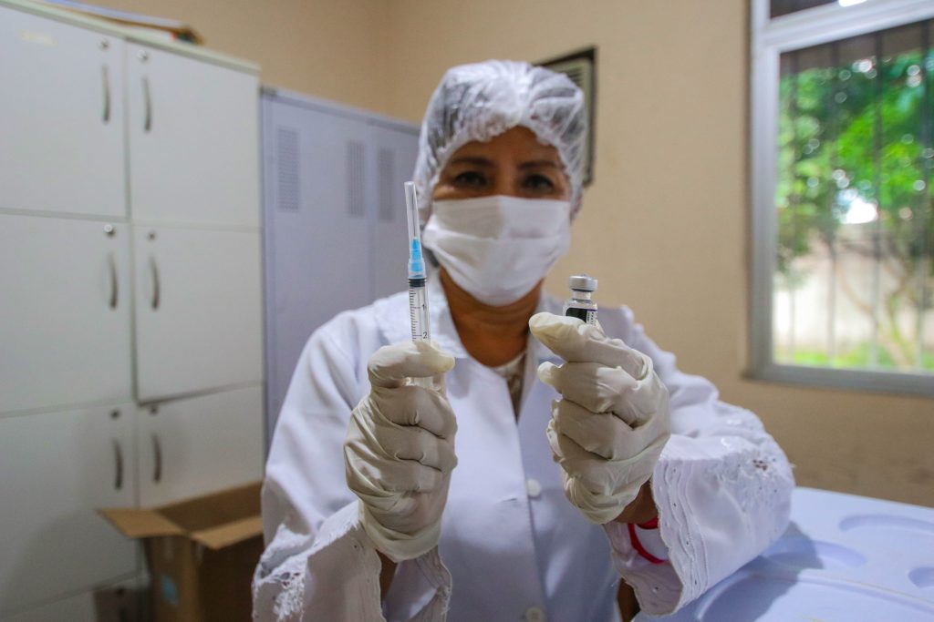 Marituba realiza imunização contra a Covid-19 em vários pontos de imunização