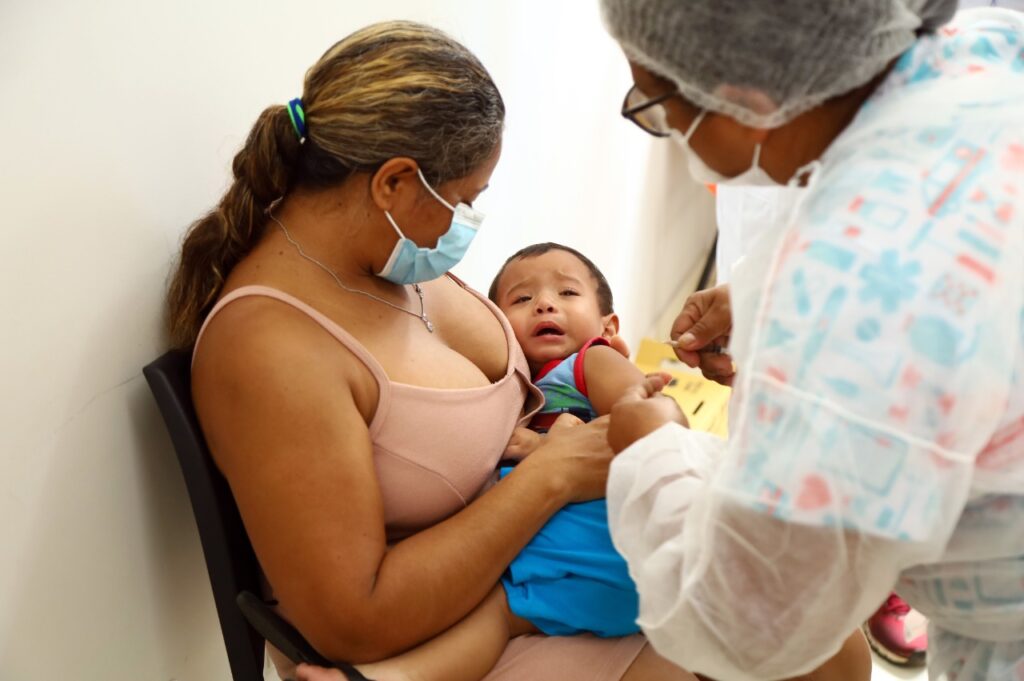 Marituba vacinou contra gripe e sarampo no último sábado (30)