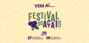 Marituba realizará a 2ª Edição do Festival do Açaí de Marituba nos dias 27 e 28 de agosto