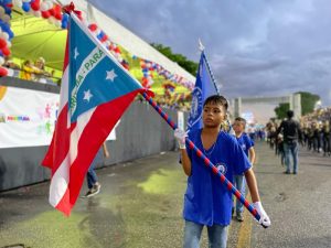 Desfile escolar de Marituba é marcado por homenagens ao esporte