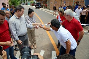Moradores do Novo Horizonte recebem obras de pavimentação asfáltica nesta quarta-feira
