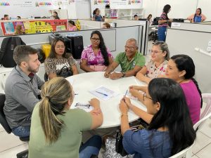 Reunião de planejamento com Secretários Escolares