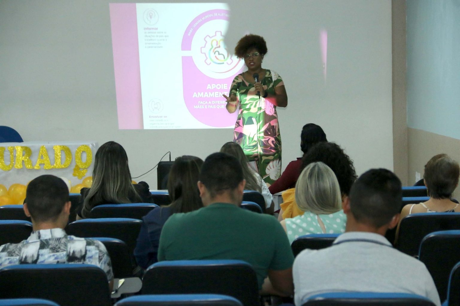 Sesau realiza abertura da Campanha Agosto Dourado sobre o aleitamento materno