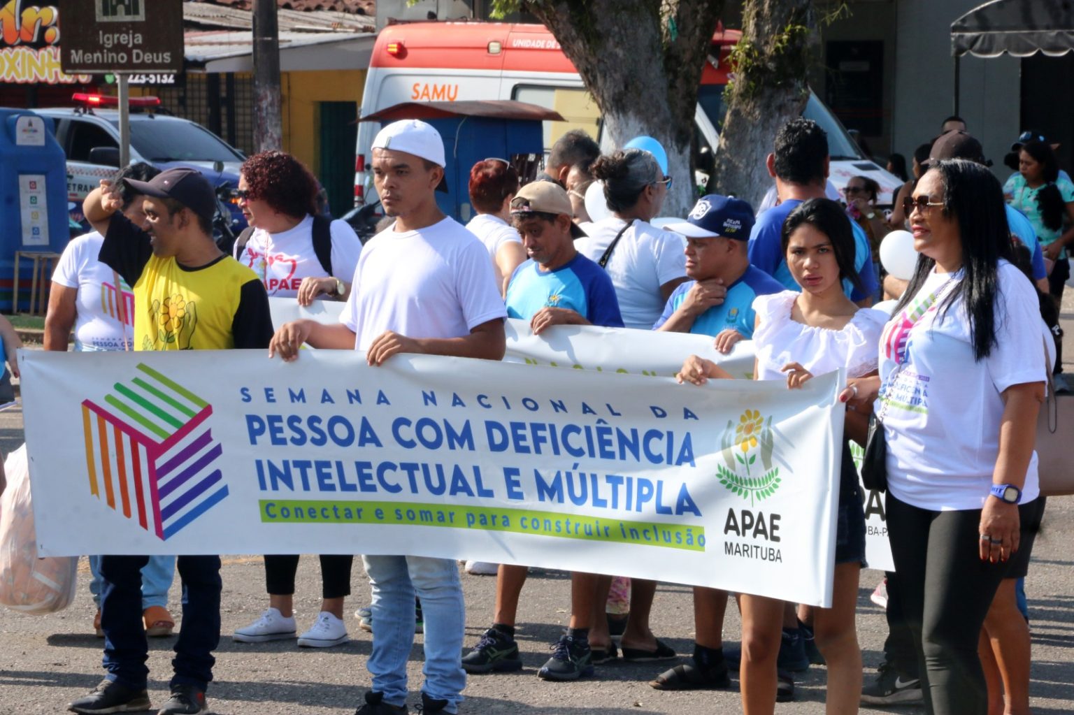 Marituba realiza caminhada inclusiva pelo Centro do Município