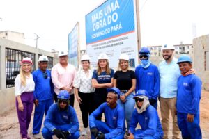 Vice-Governadora e Prefeita visitam obras de creche em Marituba