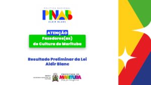 Prefeitura divulga lista preliminar de projetos selecionados para a Política Nacional Aldir Blanc de Fomento à Cultura