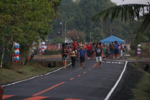 Prefeitura Entrega Rua Padre Dubois Pavimentada e Sinalizada