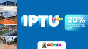 Prefeitura de Marituba publica calendário fiscal para 2025 com descontos no IPTU e na TFE