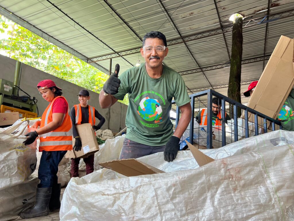 Projeto “Semmas Mais Perto de Você” fortalece cooperativas de reciclagem em Marituba