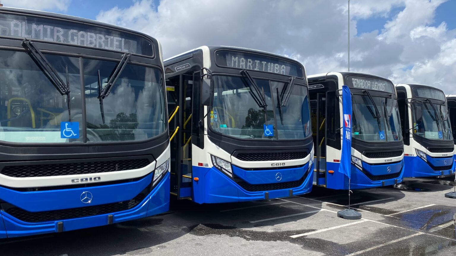 Marituba recebe novos ônibus com ar-condicionado e wi-fi