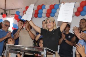 Prefeita Patricia Alencar autoriza obras de abastecimento de água e construção de praça na comunidade Campina Verde