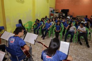Projeto Educa Som leva música e troca de conhecimentos a estudantes de Marituba