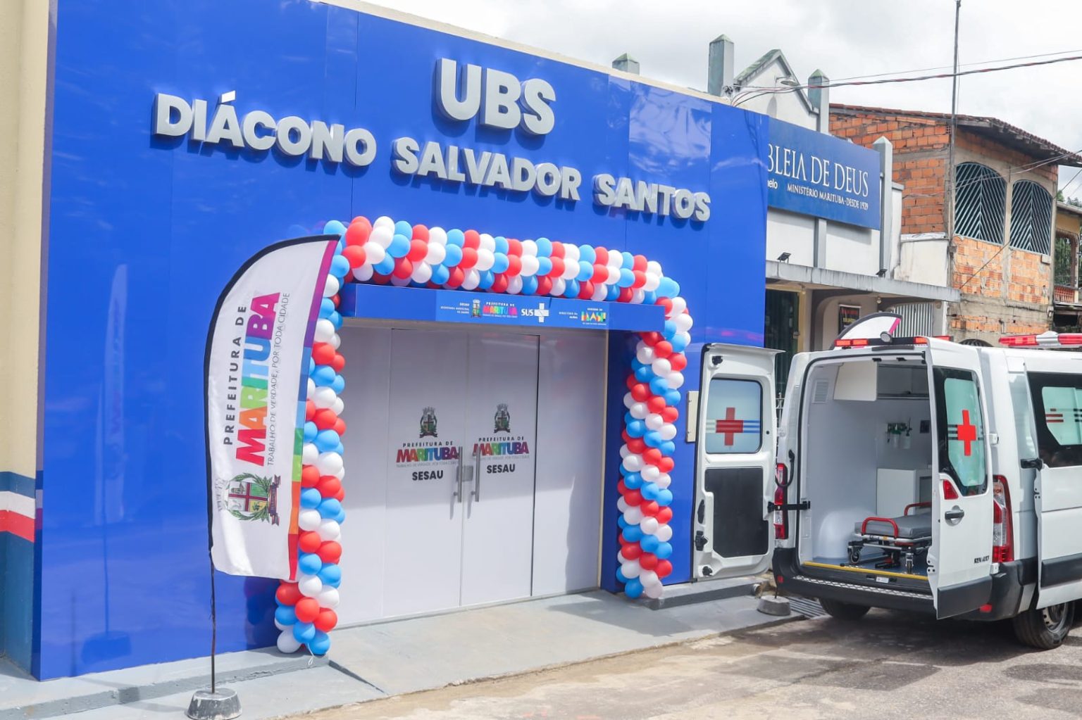 Marituba inaugura UBS Diácono Salvador Santos e amplia acesso à saúde no bairro São João