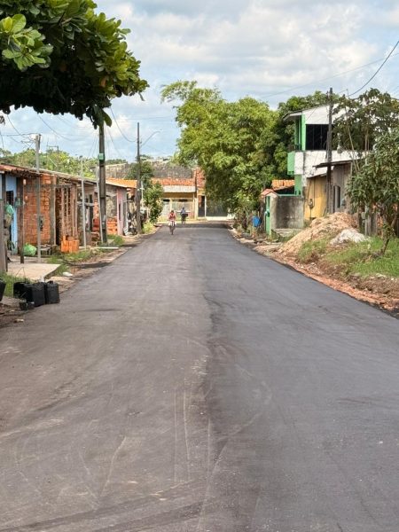 Mais asfalto chega a Marituba e beneficia moradores da Agrovila São Pedro e Conjunto Beija-Flor