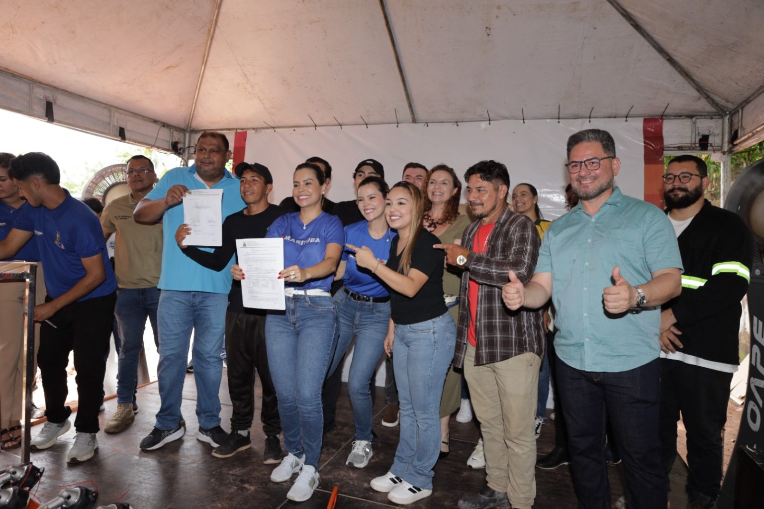 Prefeitura de Marituba assina ordem de serviço para mais de 6 quilômetros de pavimentação nos bairros Canaã e Riacho Doce
