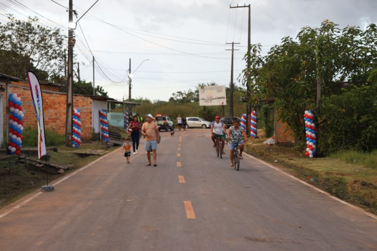 Prefeitura de Marituba entrega mais de 4 km de pavimentação e novo sistema de abastecimento de água na comunidade Campina Verde