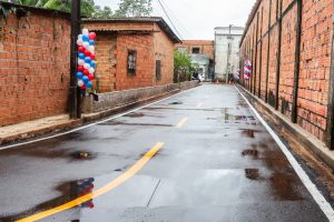 Marituba entrega obras de pavimentação e sinalização viária na Comunidade Renascer